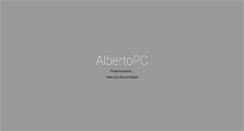 Desktop Screenshot of albertopc.com